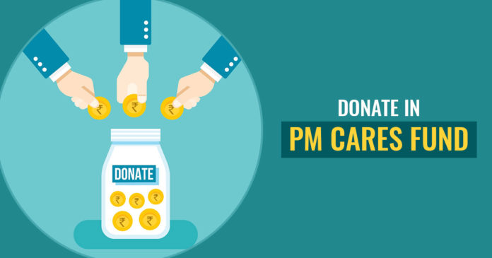 Coronavirus Prime Minister PM Cares Fund Donation