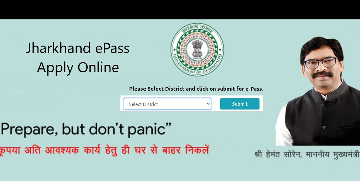 Jharkhand E Pass Apply Online - epassjharkhand.nic.in - COVID Jharkhand ePass Status