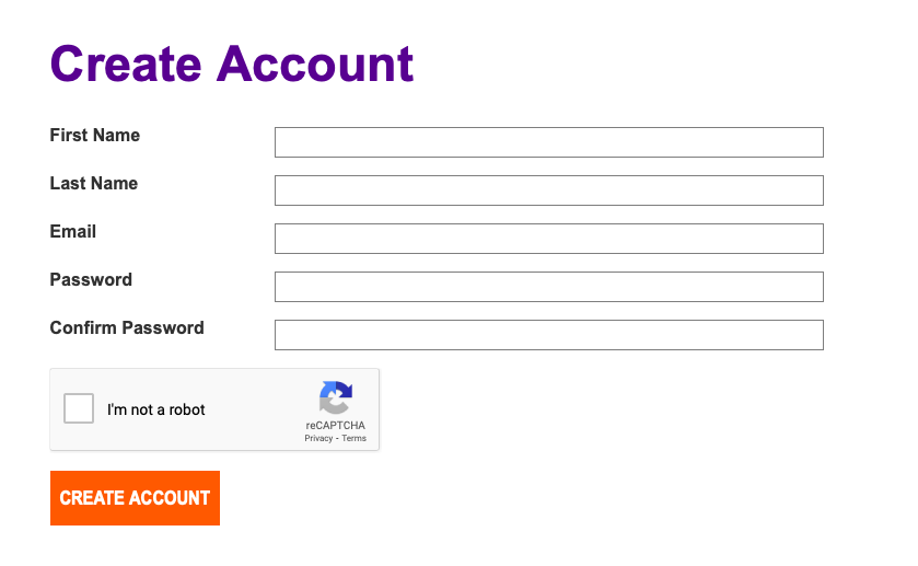 MyGroundBiz Account Registration Page