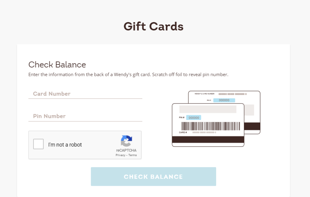 How to Check Wendy’s Gift Card Balance Online and at Store