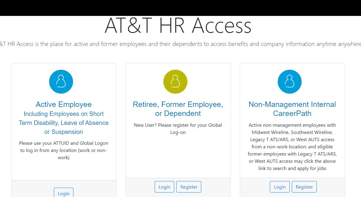 HrOneStop ATT Login – AT & T Employee Portal at hraccess.att.com