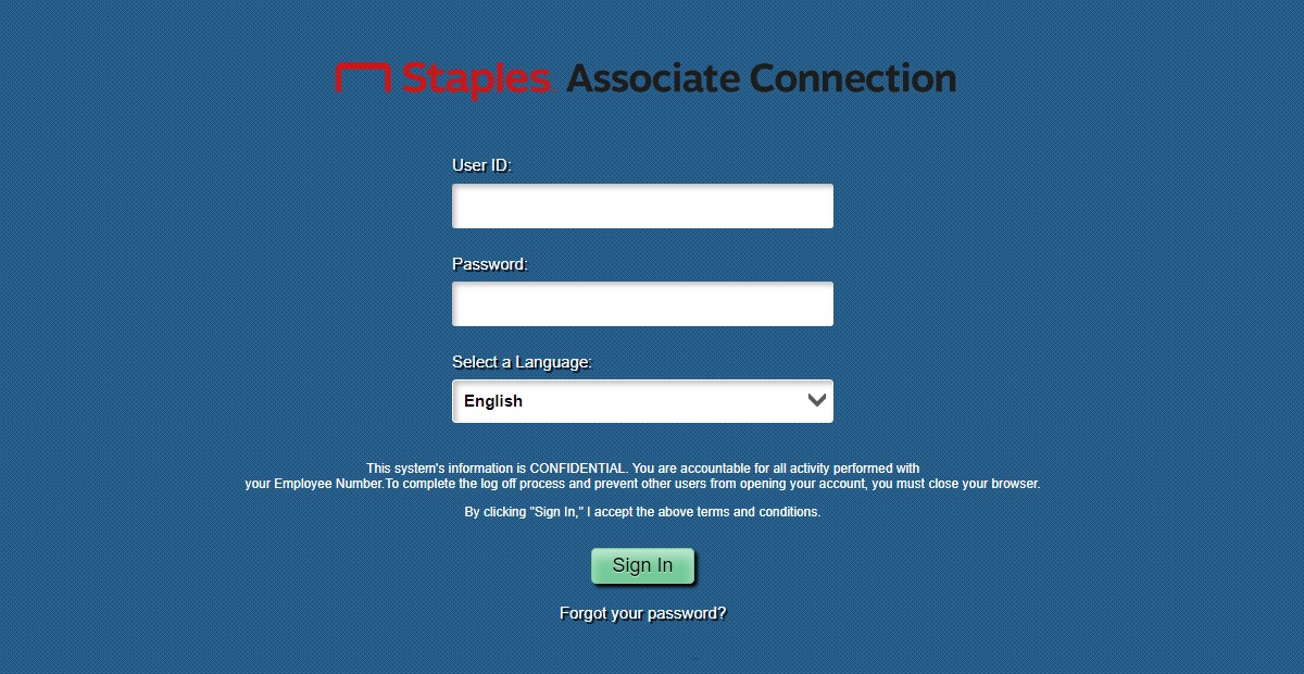 Staples Associate Connection at Staples Employee Portal